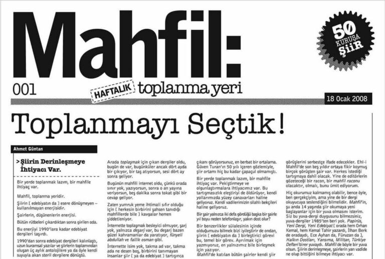2000’LERDEN 2010’LARA ŞİİR